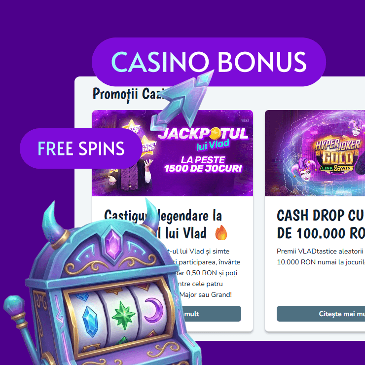 Check out the casino bonus spins at Vlad Cazino UK