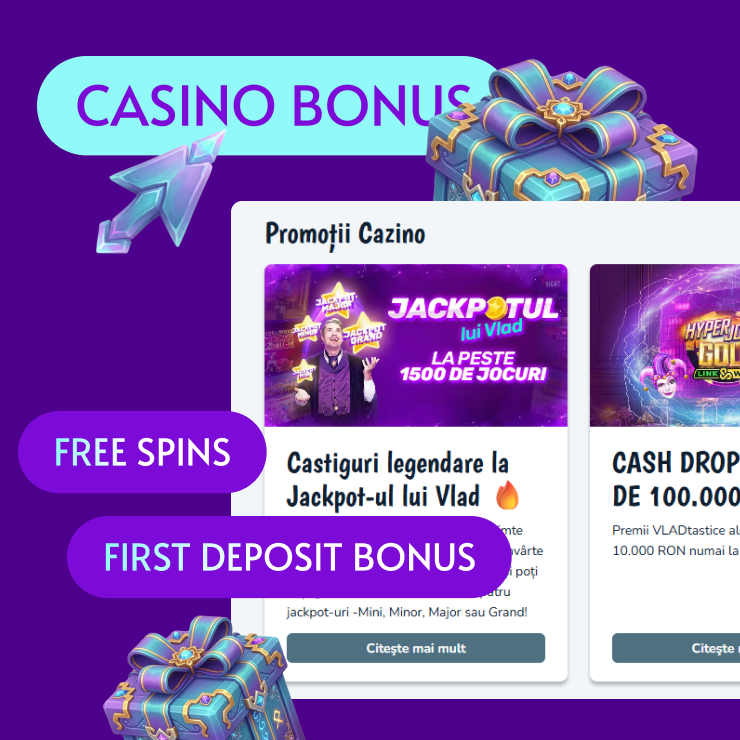 There are many generous rewards and bonuses in Vlad Cazino
