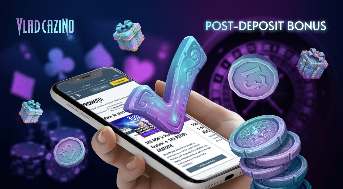 Get a generous bonus after a deposit at Vlad Cazino UK