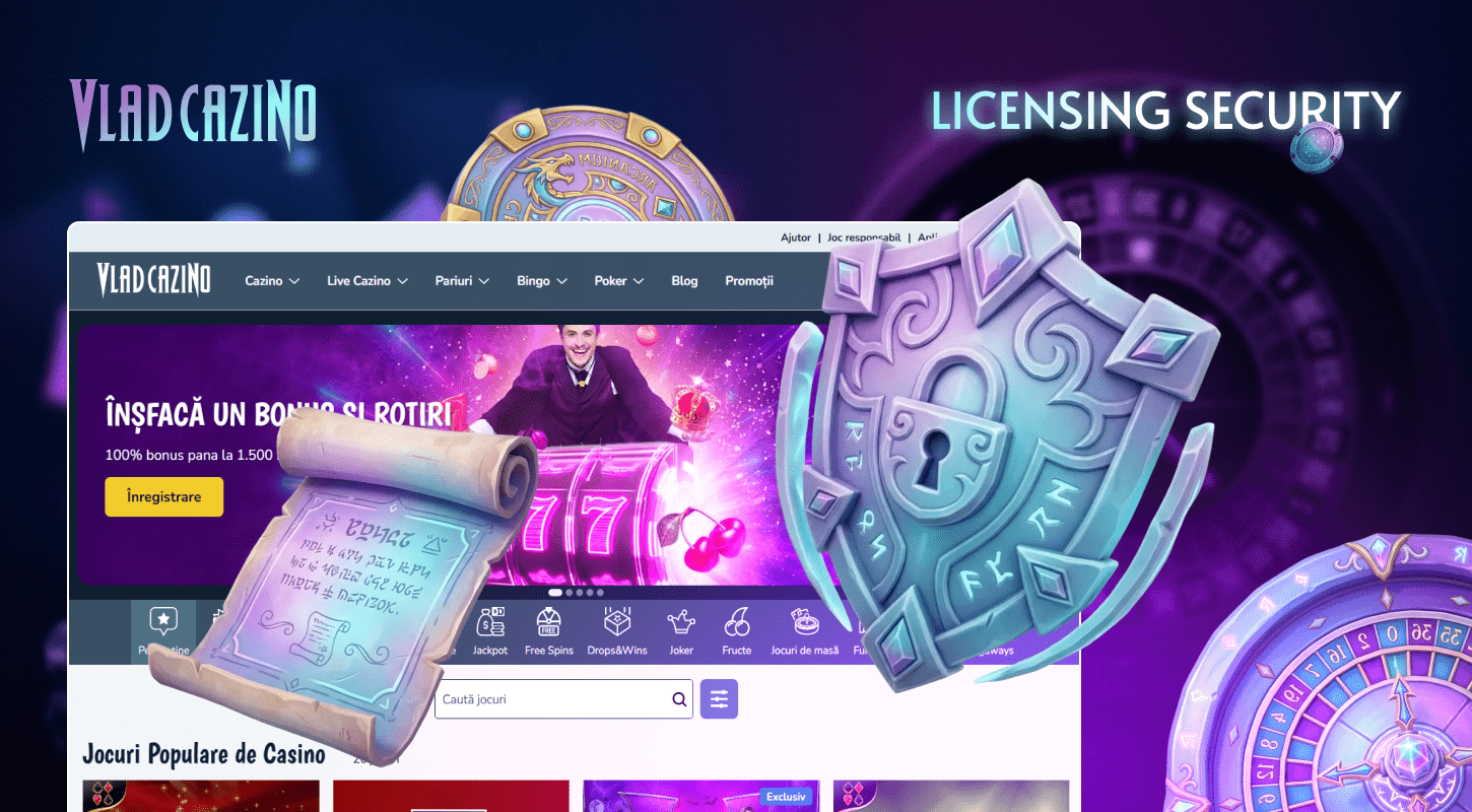 Vlad Cazino UK Online has everything legally and with a license