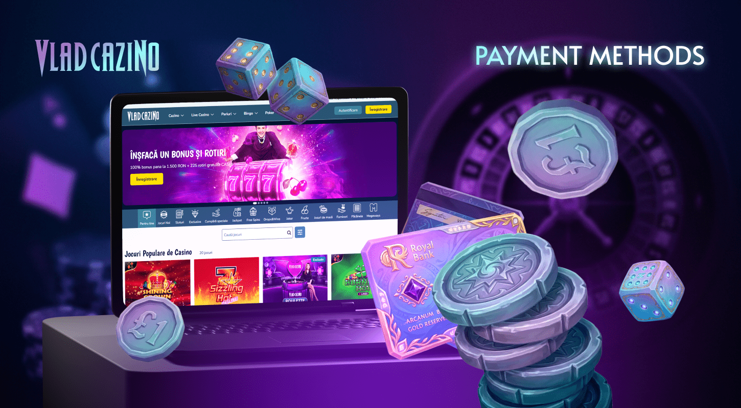 Online Vlad Cazino UK is a sick choice of payment methods