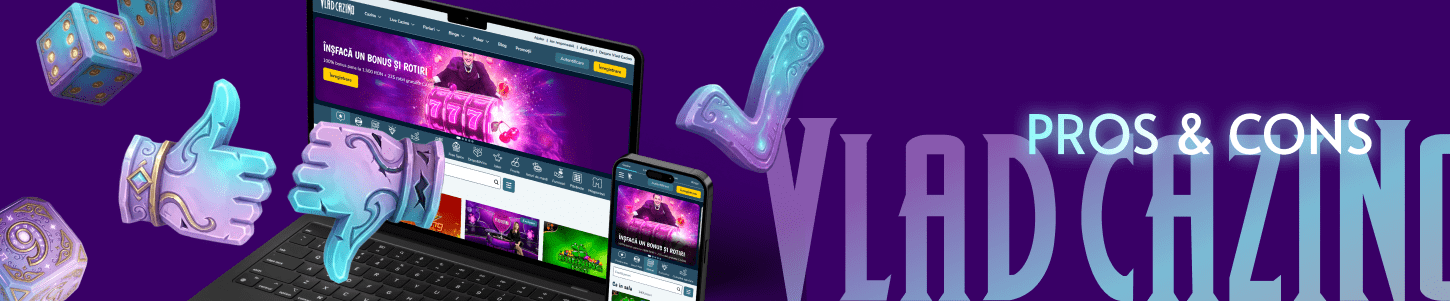 Vlad Cazino UK Online has many advantages