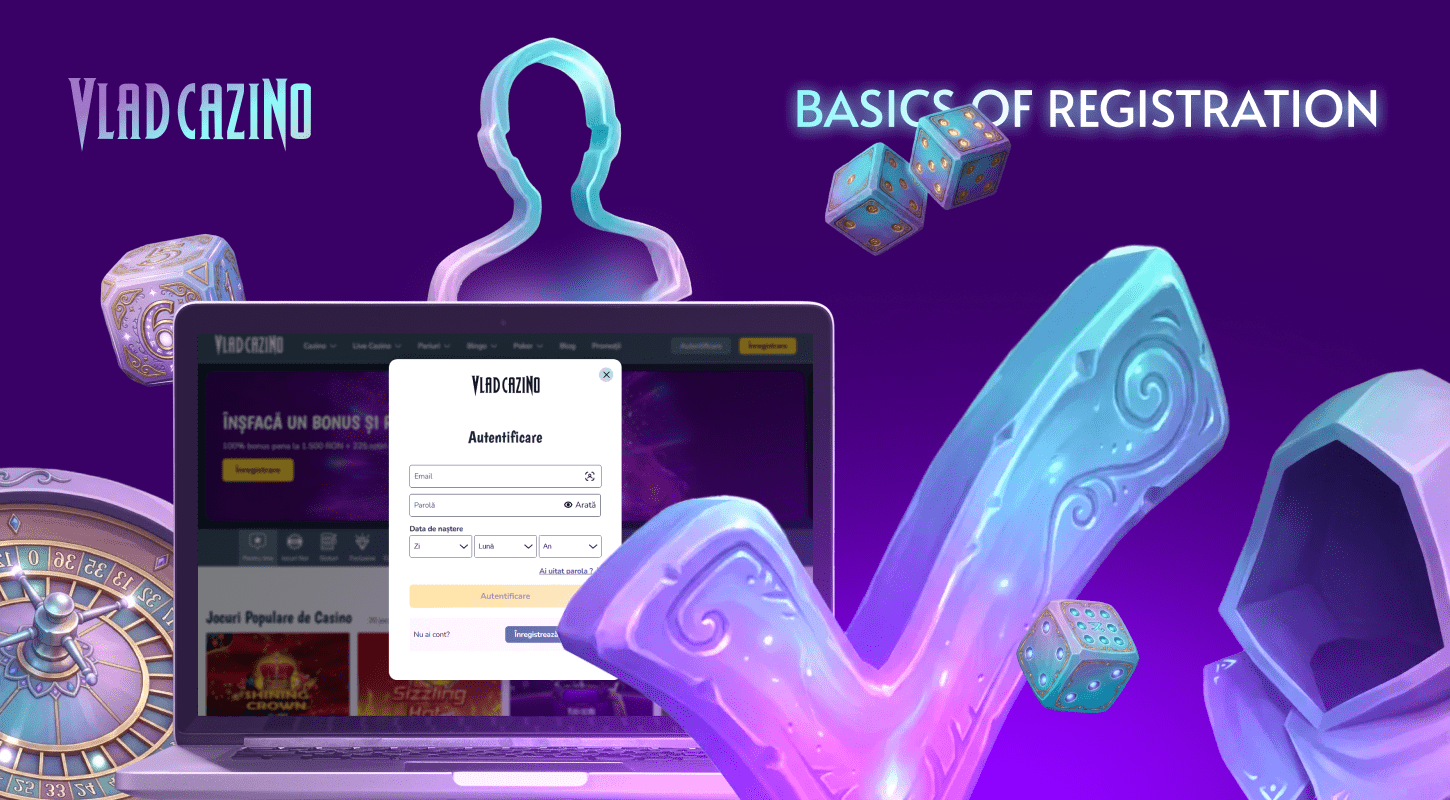 There are advantages to registering with Vlad Cazino